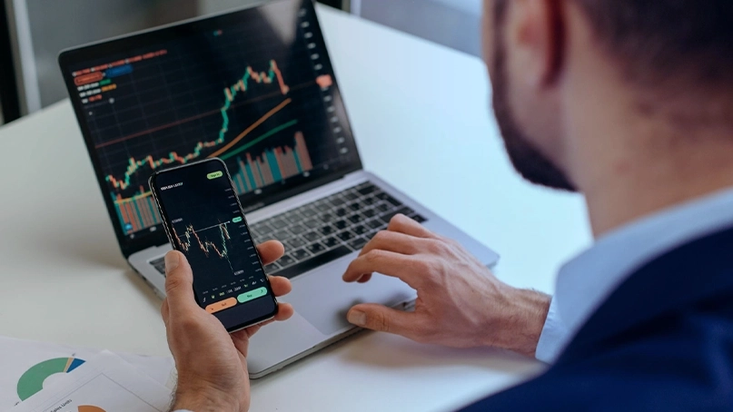 Panel de control de trading de Eje Finsoria